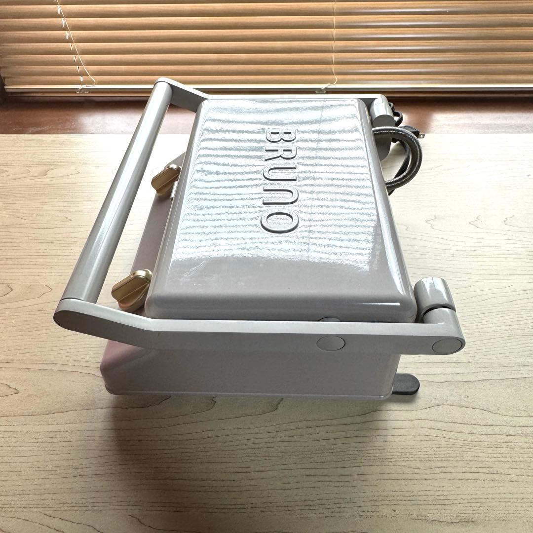 【美品】BRUNO グリルサンドメーカー　ダブル　プレート付