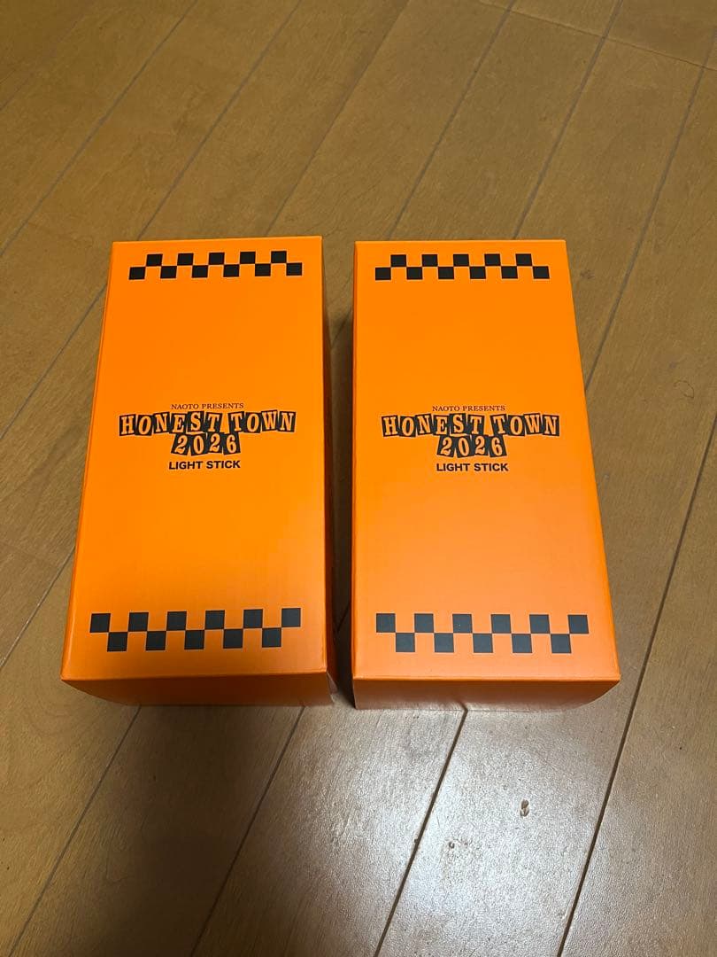 HONEST TOWN 2026 ペンライト 2本セット 箱付き オネストタウン
