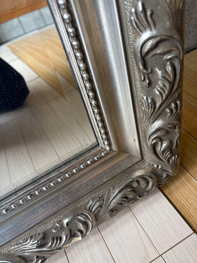 【引取限定】全身鏡 アンティーク調 ミラー 大型 ヴィンテージ バロック