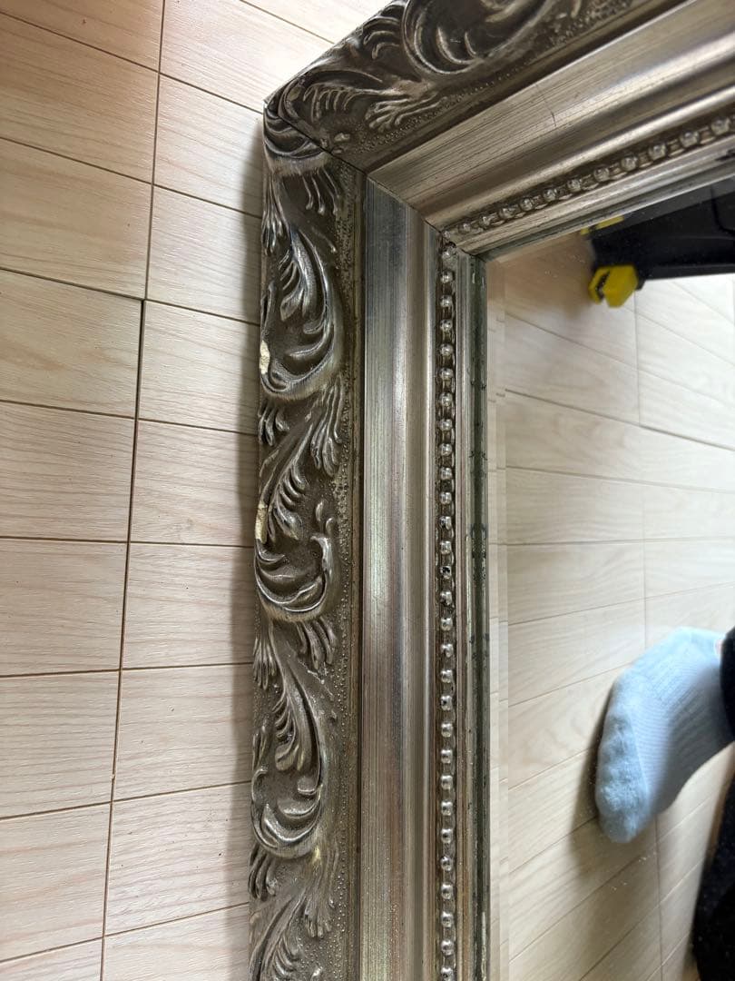 【引取限定】全身鏡 アンティーク調 ミラー 大型 ヴィンテージ バロック