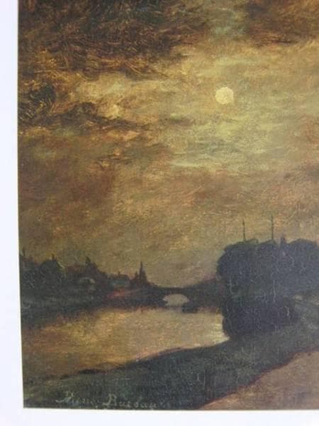 ピュロー・ピエール＝イジドール、オワーズ川の畔（リラダン）、月の光
