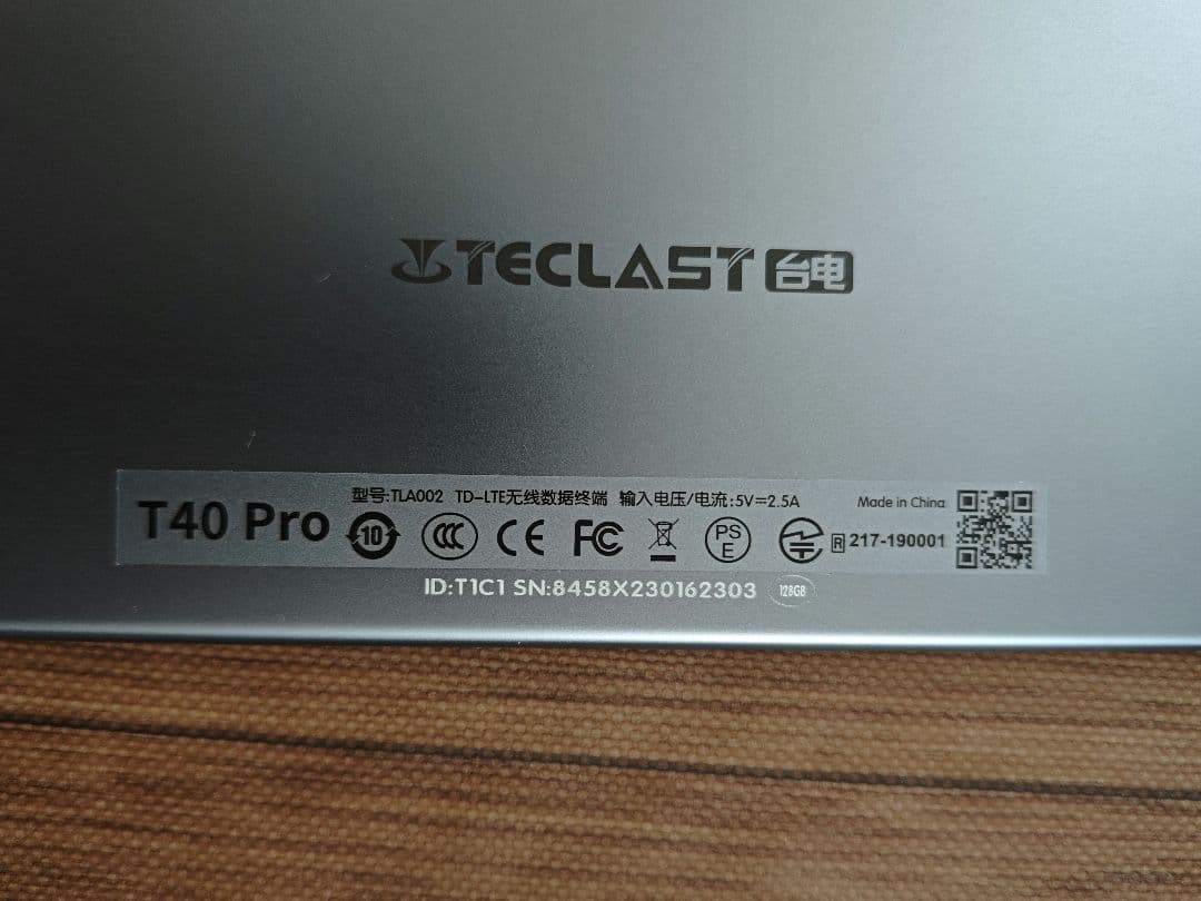 [極美品] TECLAST T40 Pro アップグレード版 8/128 LTE