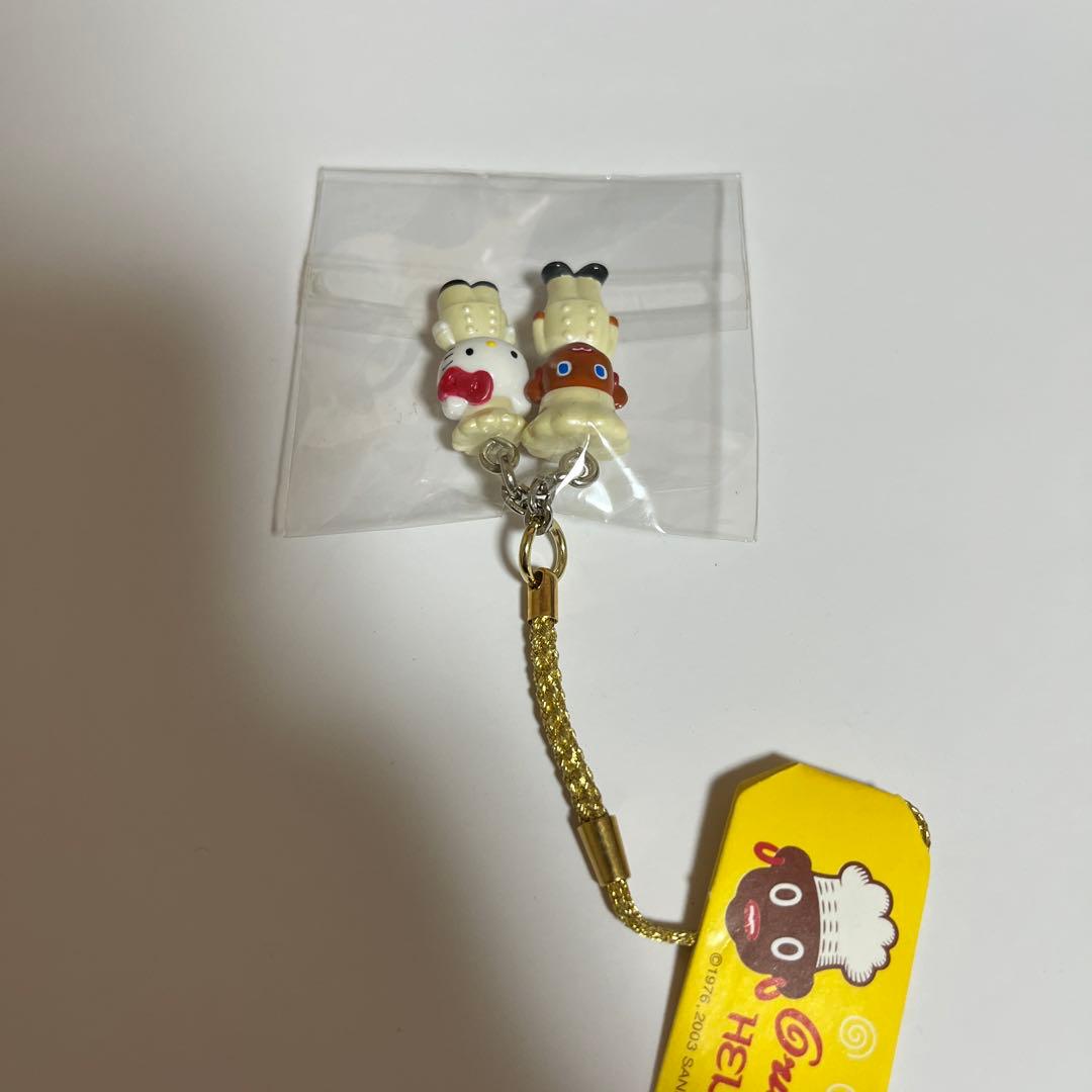 402 キティ カレー ストラップ オリエンタルカレー 根付けストラップ