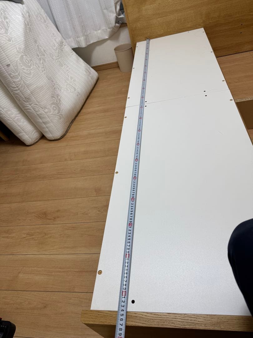 ワイドクイーン(幅175cm) ベッドフレーム 引き出し付き