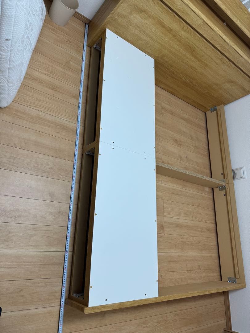 ワイドクイーン(幅175cm) ベッドフレーム 引き出し付き