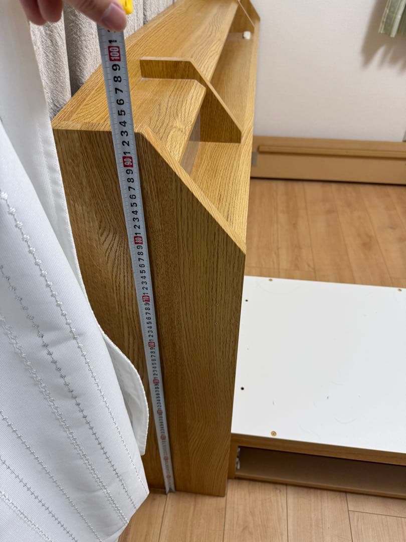 ワイドクイーン(幅175cm) ベッドフレーム 引き出し付き