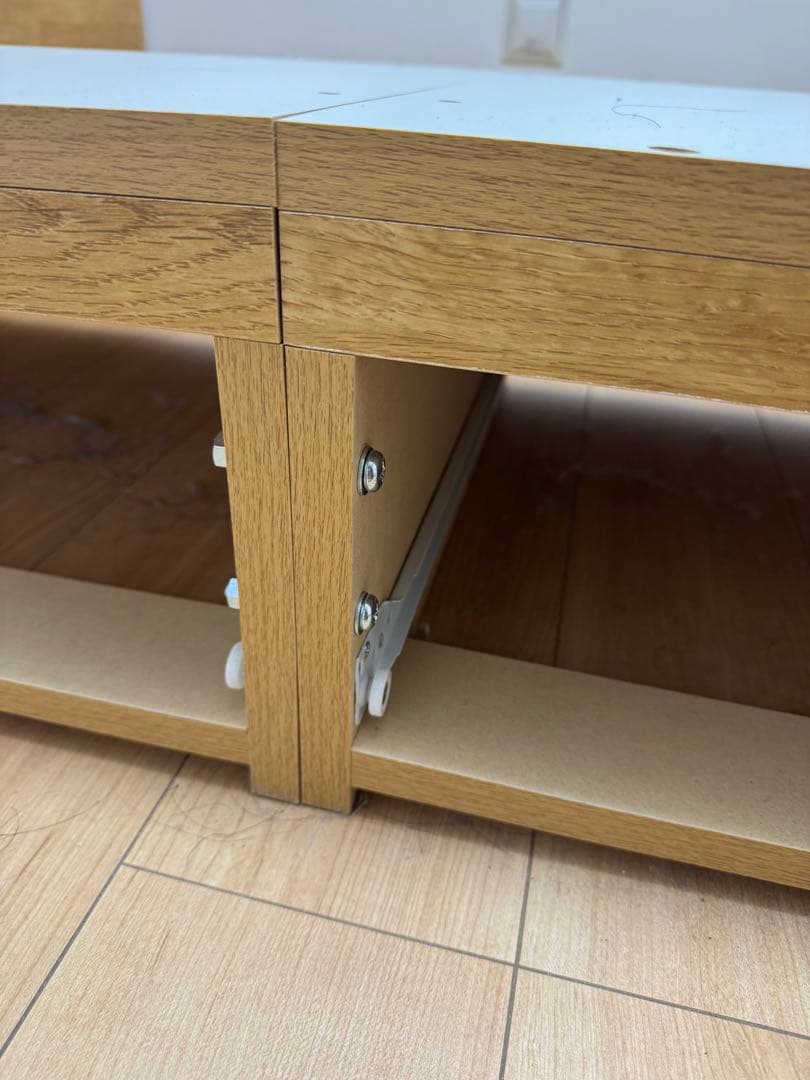 ワイドクイーン(幅175cm) ベッドフレーム 引き出し付き