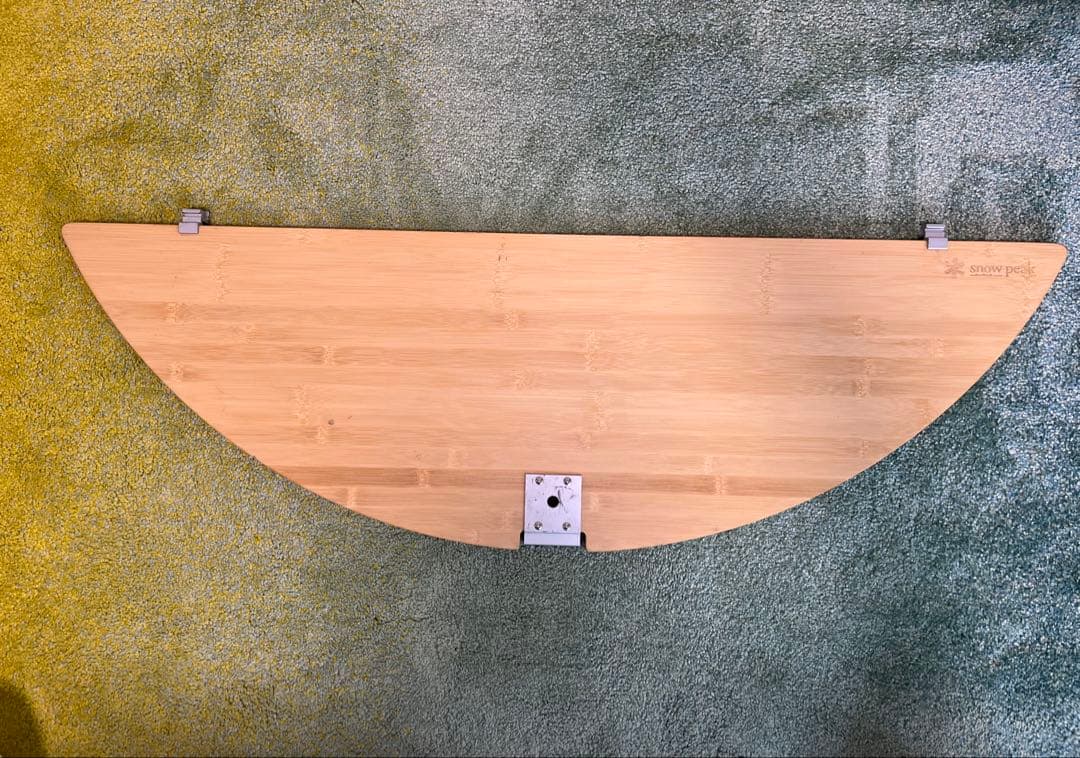 スノーピーク　IGTラウンジスライドトップ竹　2枚セット　（IGT400脚付き）