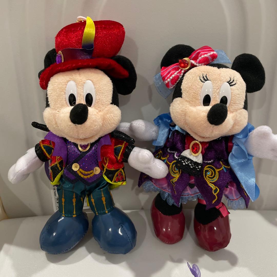 ディズニー　ハロウィン　ぬいぐるみバッジ　6個