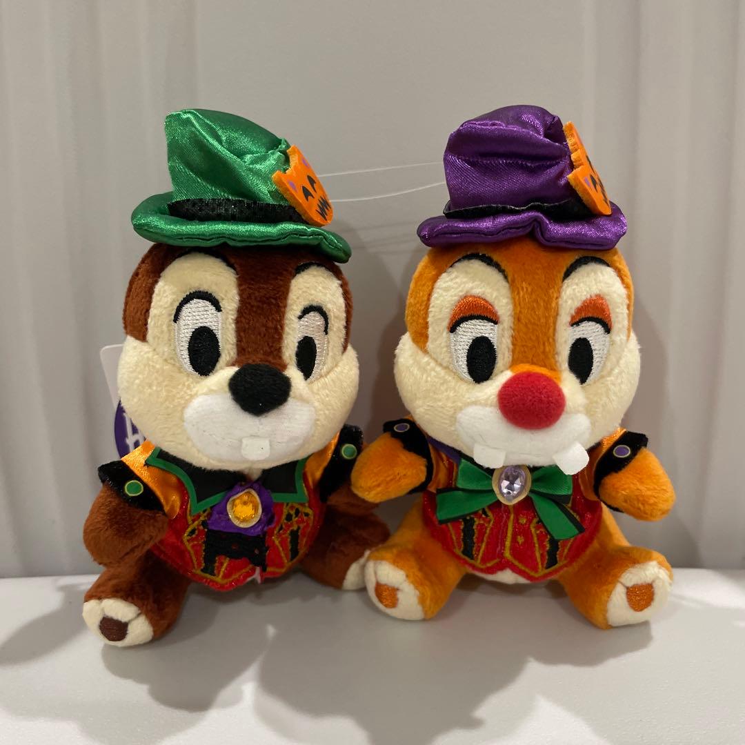 ディズニー　ハロウィン　ぬいぐるみバッジ　6個