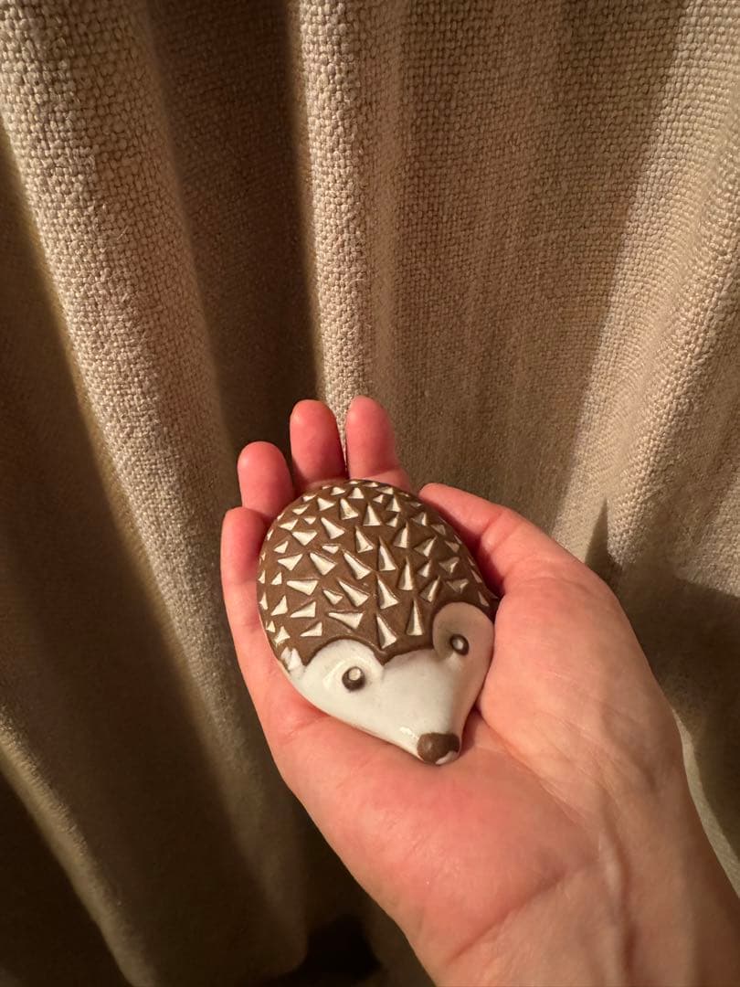 北欧　スウェーデンGabriel社　ハリネズミのヴィンテージフィギュア(陶器製)