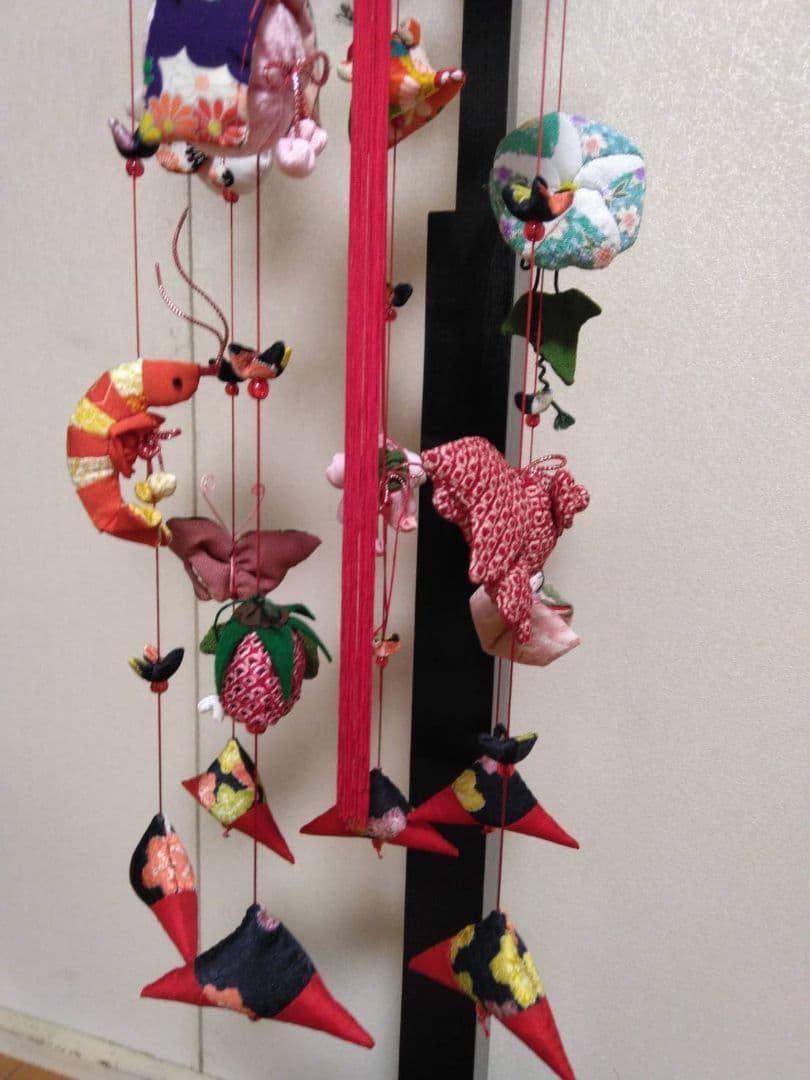 47新作！さげもん　つるし飾り　つるし雛 豪華7連　110㎝