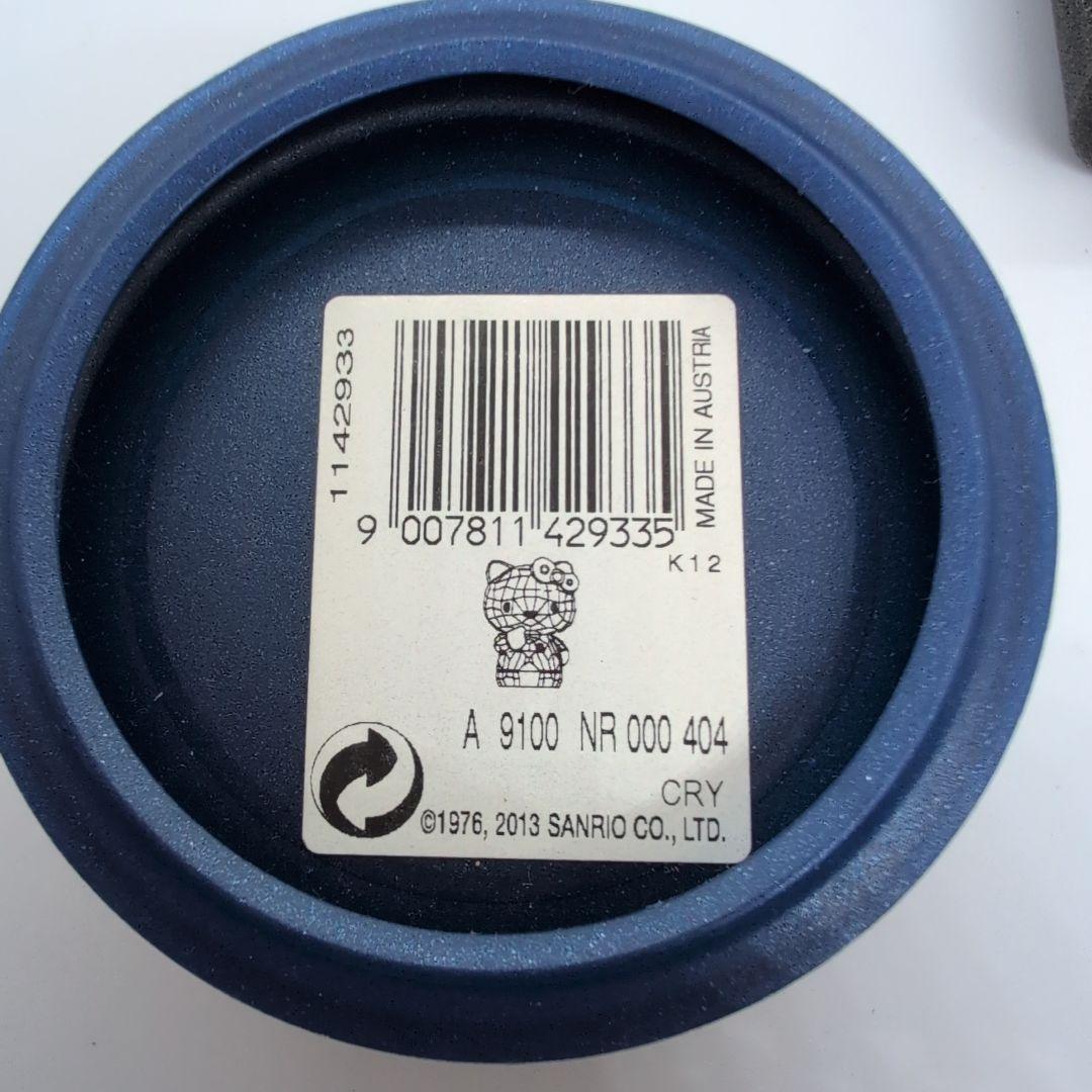 希少　スワロフスキー ハローキティ ブルー リボン 猫