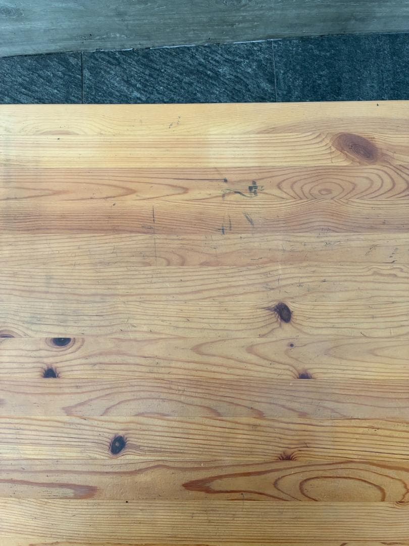 無印良品 学習机 木製デスク 引出し付き　廃盤品