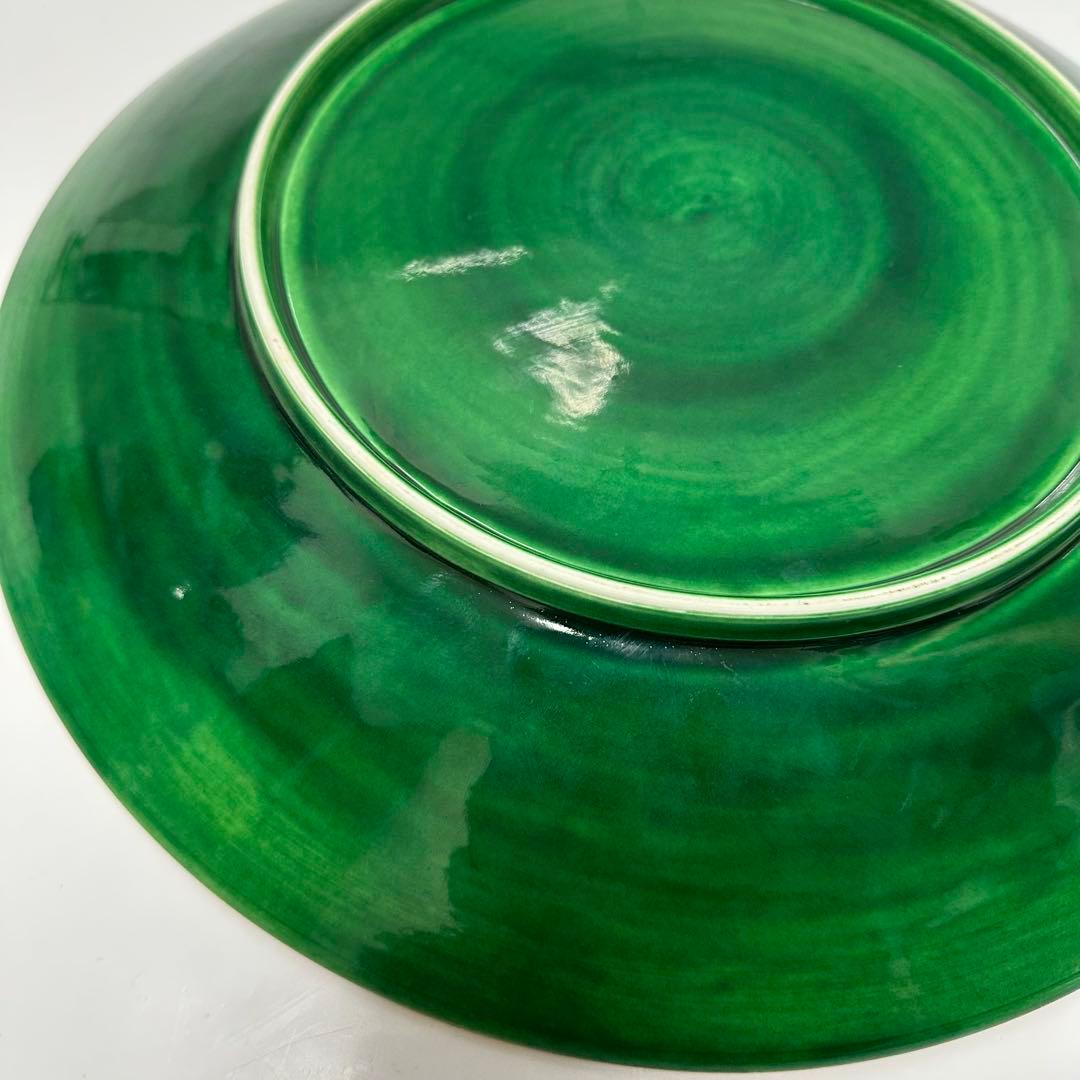 飾り皿　琥山窯　梅絵金箔推　有田焼 琥山窯 桜金襴手 大皿 共箱 栞