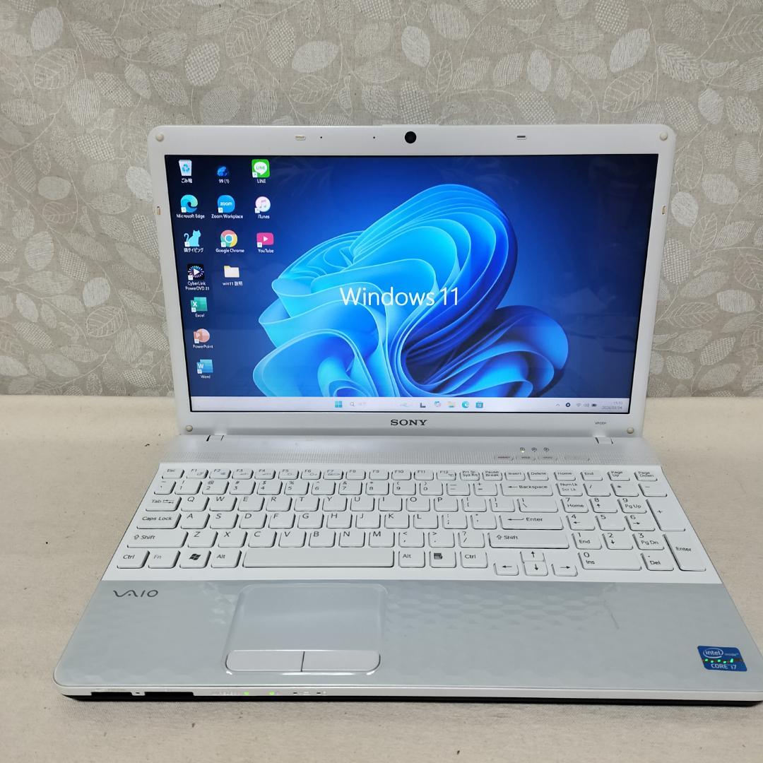 483 Windows11 Core i7 新品SSD １TB ノートパソコン