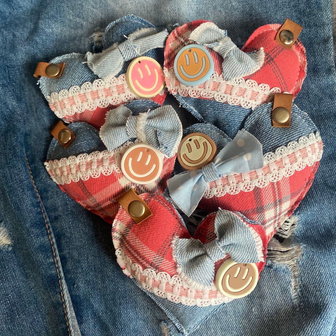 いちごパフェデニムリメイクチャーム★オーダー・お取置き