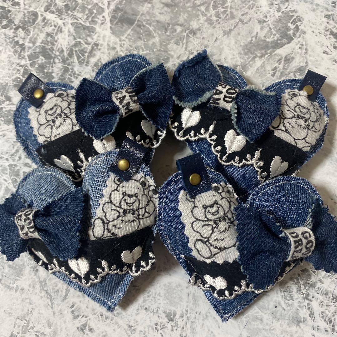 いちごパフェデニムリメイクチャーム★オーダー・お取置き