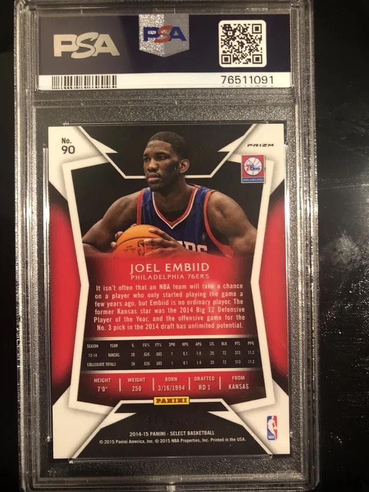 Panini NBA Prizm ジョエル エンビード RC 74/249シリ