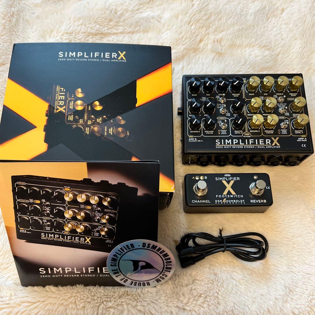 SIMPLIFIER X ゼロワットリファレンスステレオデュアルアンプ