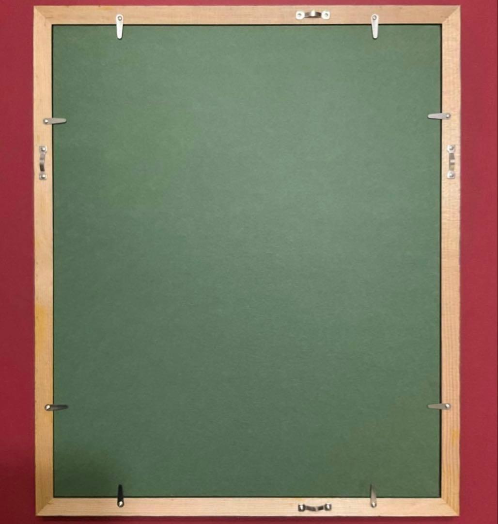 絵画・額縁・版画・織田義郎・銅版画+手彩色・ノイシュバンシュタインⅦ・美術品・