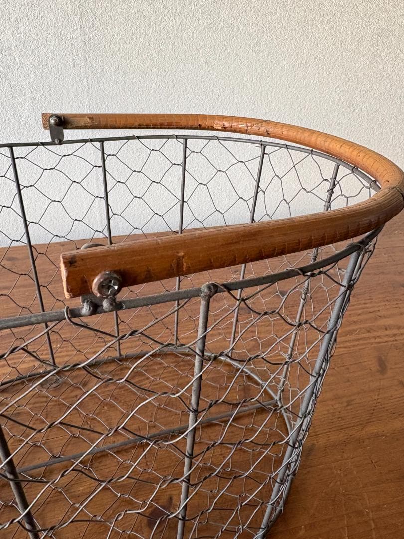 アンティーク　BOX 収納　かご　バケット　購入　UK　イングランド