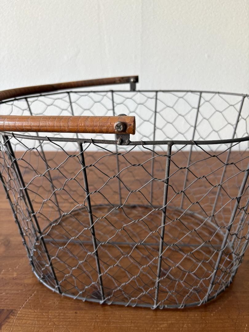 アンティーク　BOX 収納　かご　バケット　購入　UK　イングランド