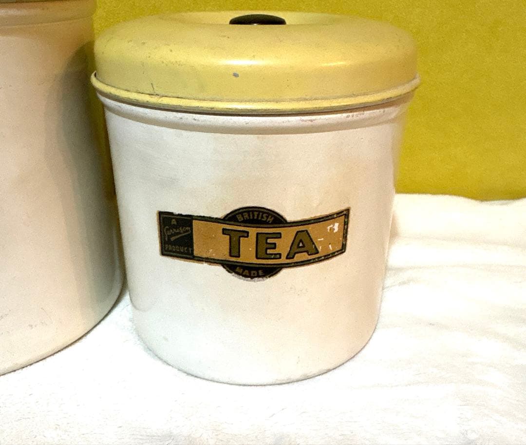 イギリス　アンティークキャニスター　2個セット