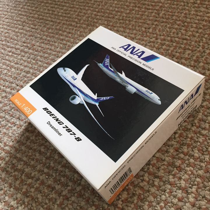 ANA 【新品・未使用】1/400スケール 787-8 エアプレーン台なし