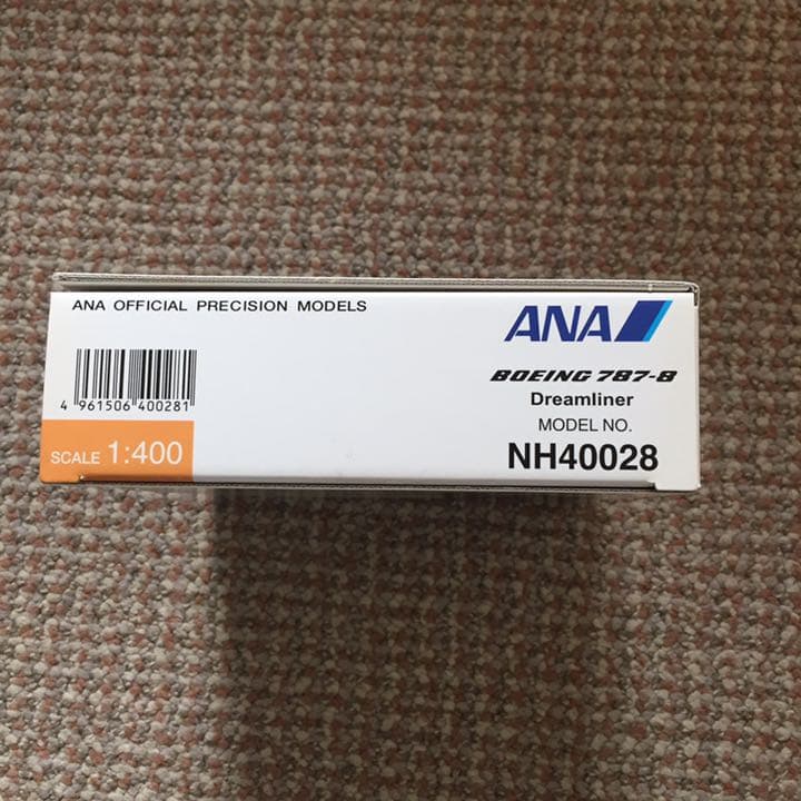 ANA 【新品・未使用】1/400スケール 787-8 エアプレーン台なし