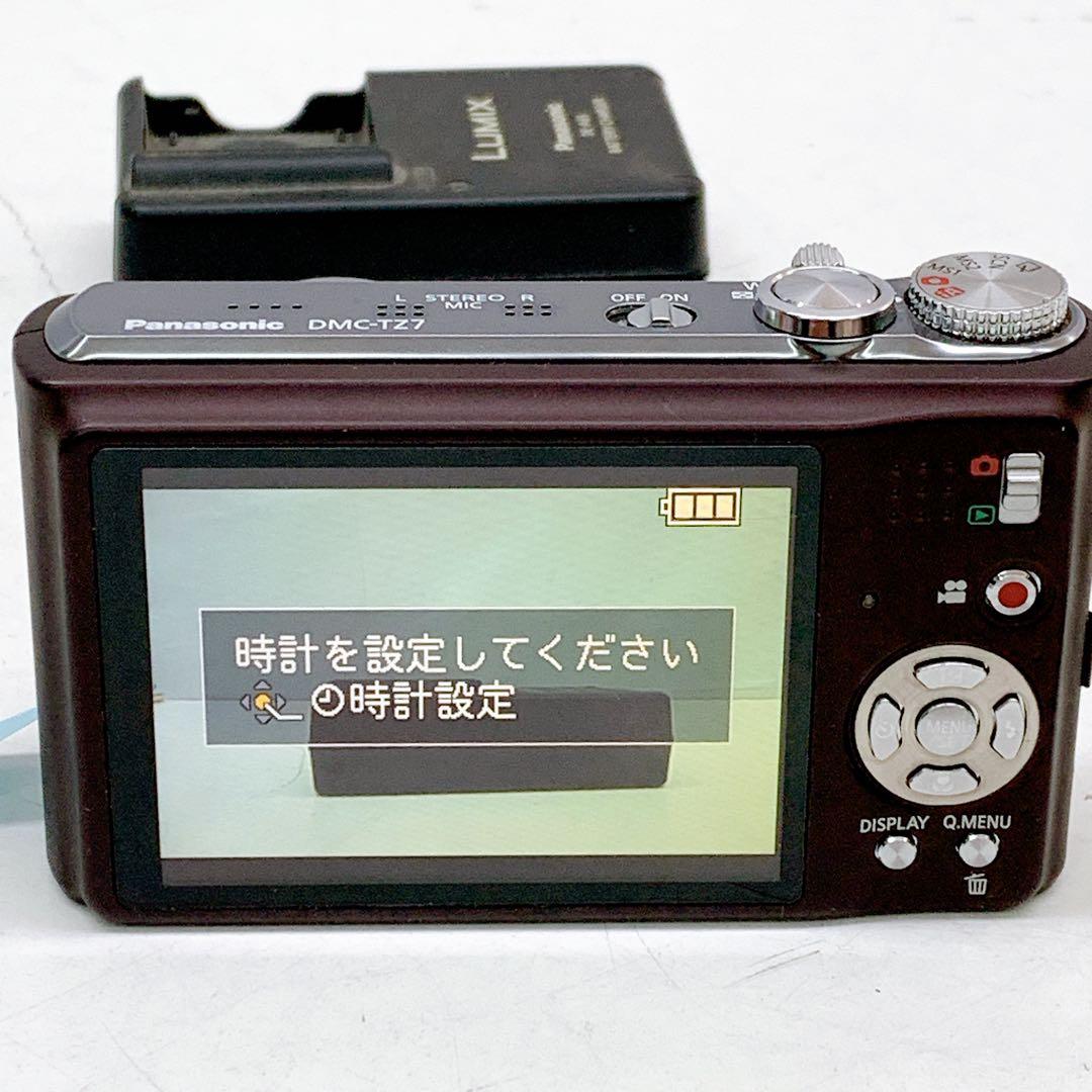 12AB026 Panasonic LUMIX DMC-TZ7 デジカメ 動作品