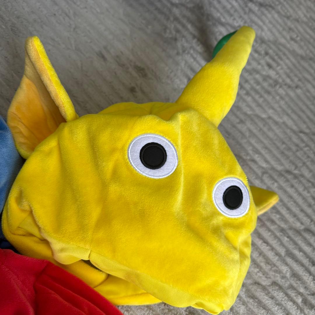 ピクミン なりきり帽子 赤ピクミン 青ピクミン 黄ピクミン 3点セット 被り物