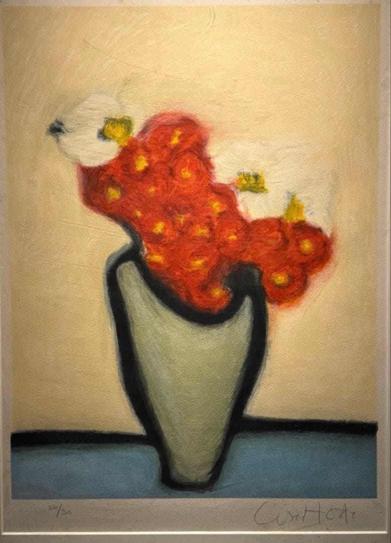 【Scarlet Bloom 】lithograph　直筆サイン・エディション