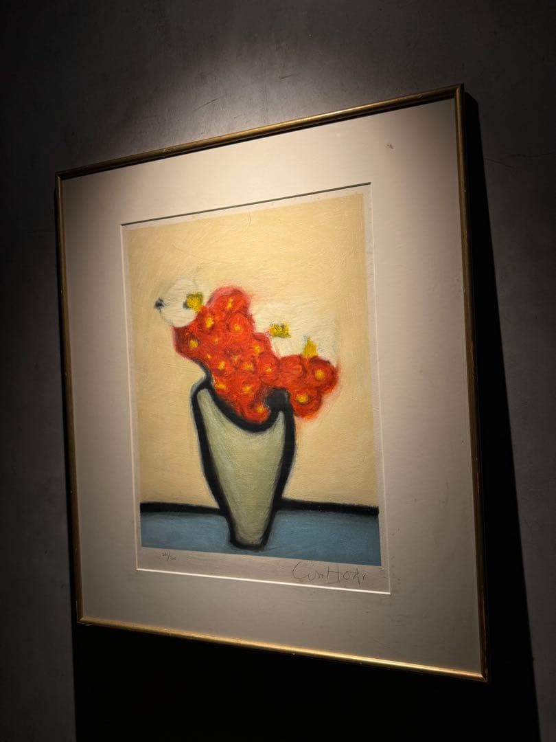 【Scarlet Bloom 】lithograph　直筆サイン・エディション