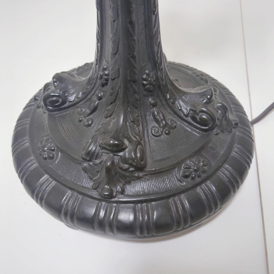 【希少】アンティーク　ヴィンテージ　ステンドグラスランプ 照明　2灯