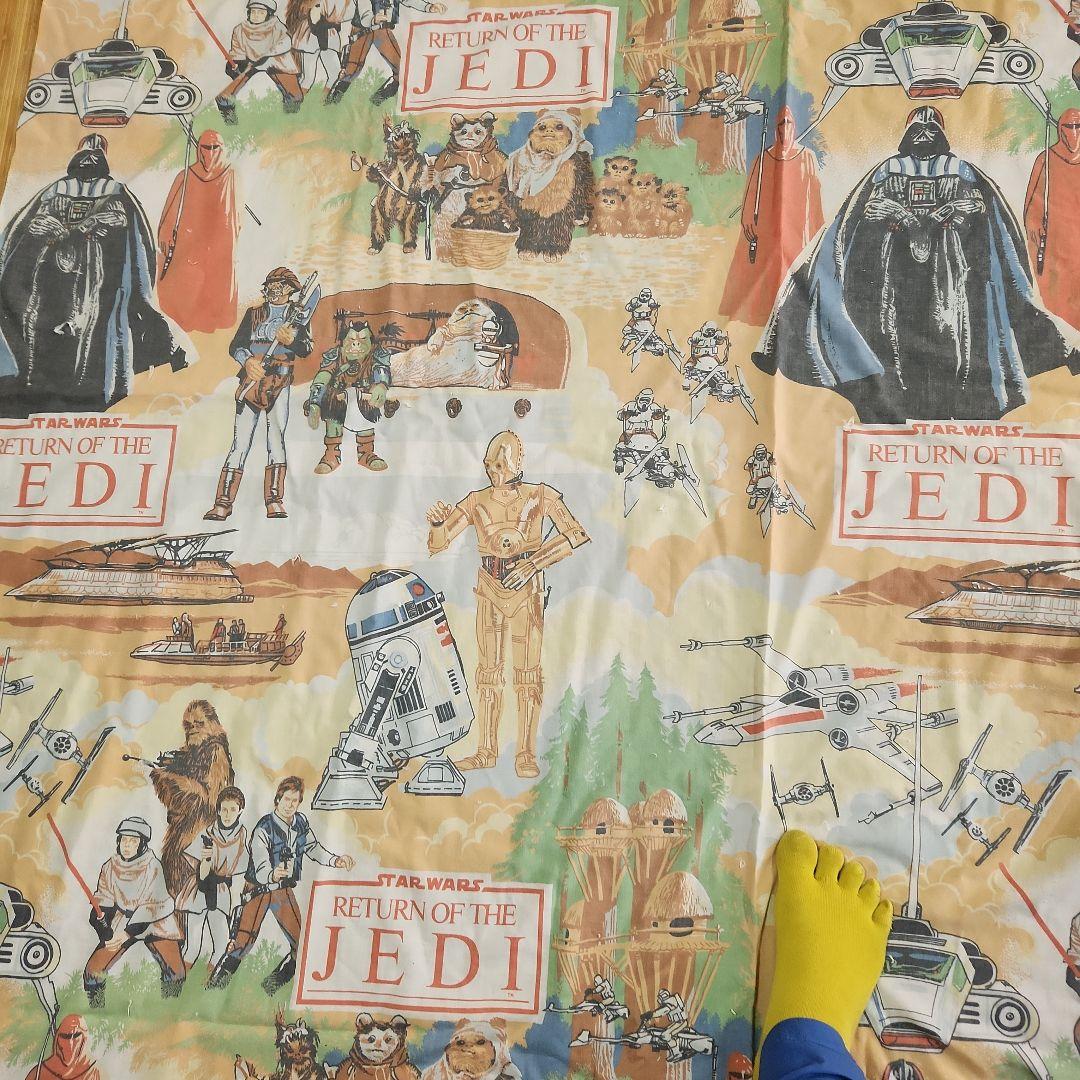希少！スターウォーズカーテン生地２０年以上前の物