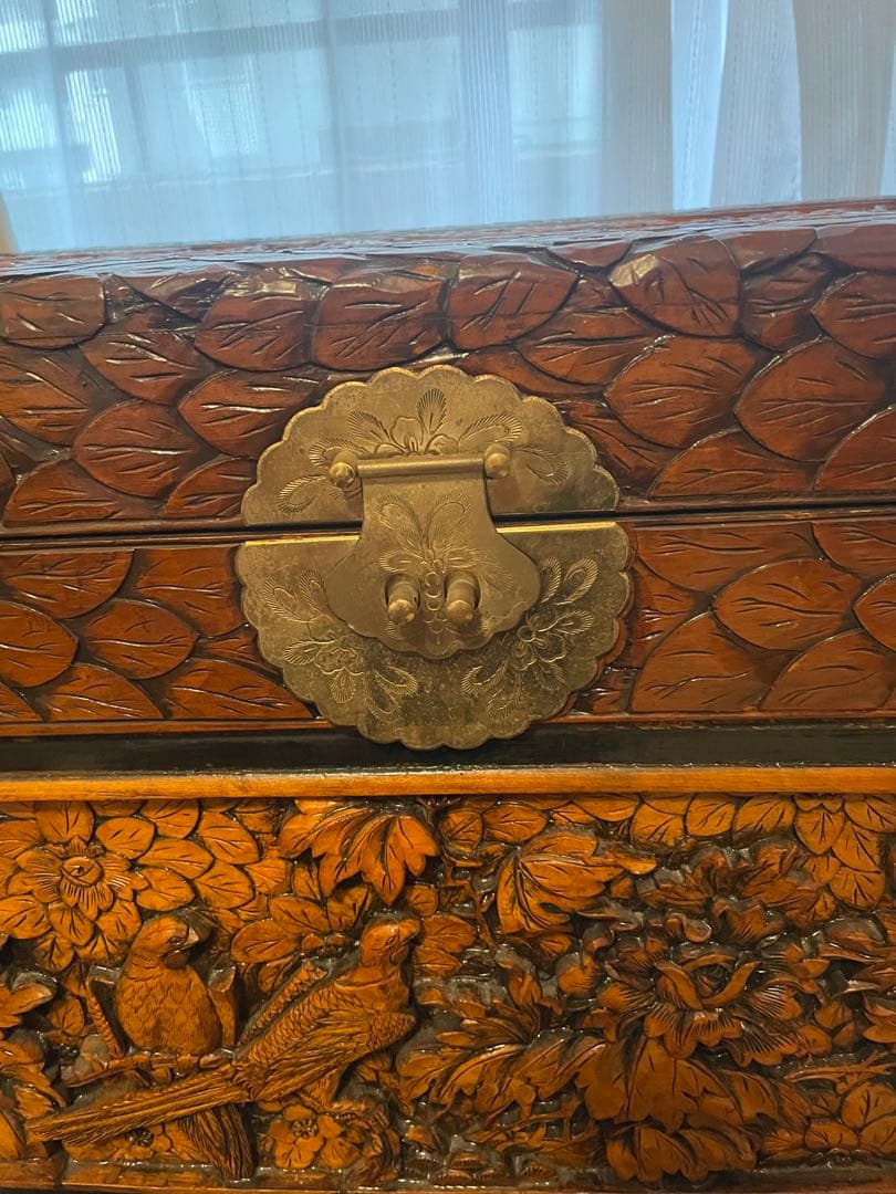 アジアン木彫ボックス