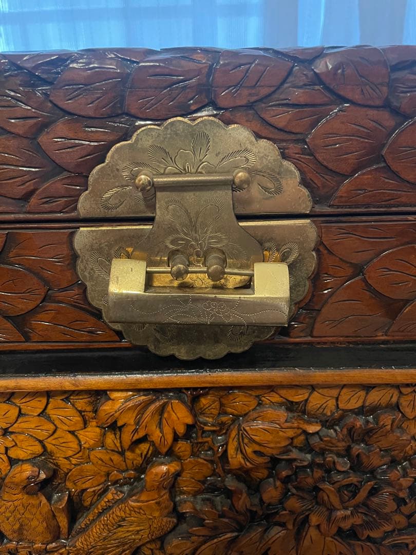 アジアン木彫ボックス