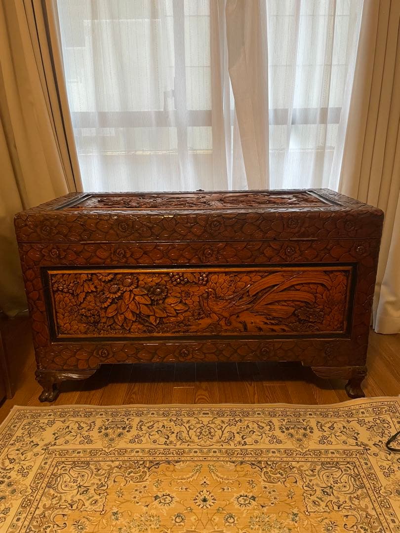 アジアン木彫ボックス