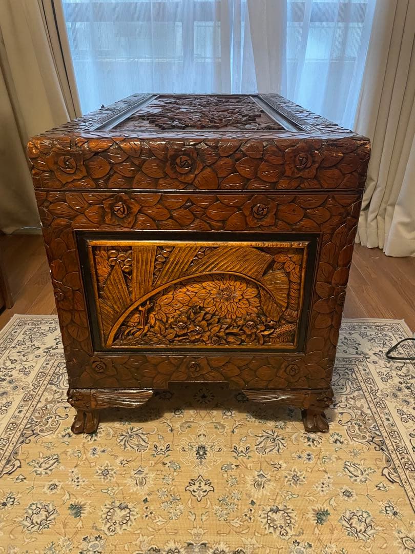 アジアン木彫ボックス