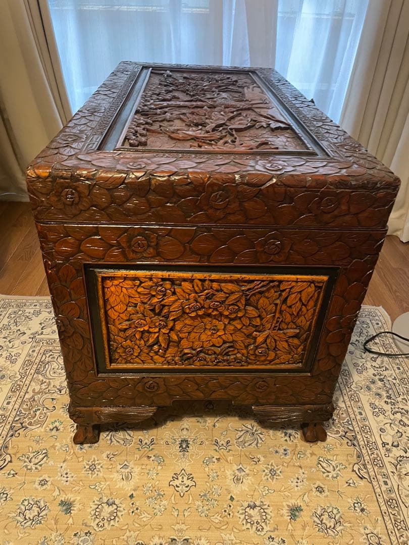 アジアン木彫ボックス