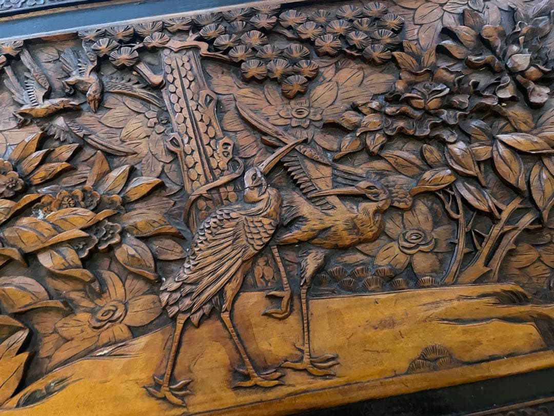 アジアン木彫ボックス