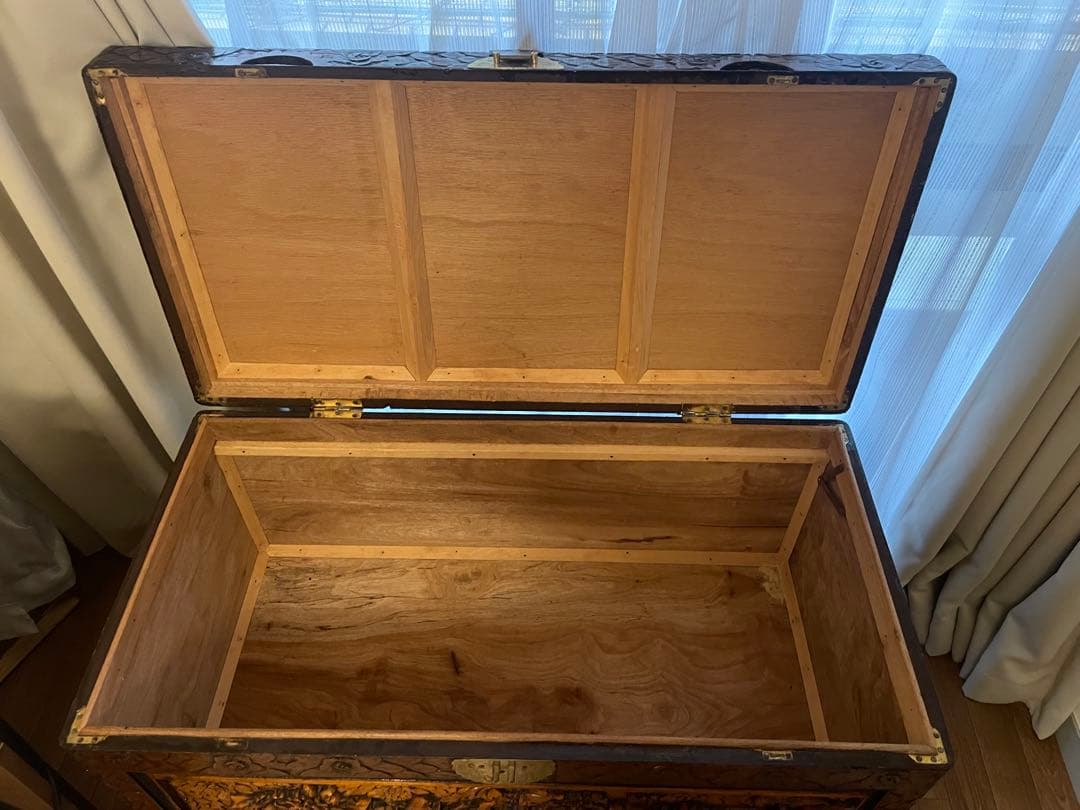 アジアン木彫ボックス