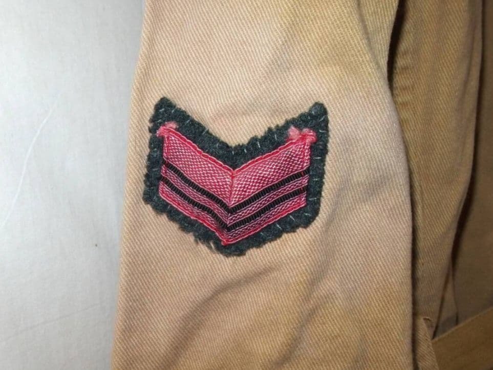 WW2イタリア軍 熱帯野戦服上衣(ベルサリエリ徽章付)/ドイツ同盟 アフリカ戦線