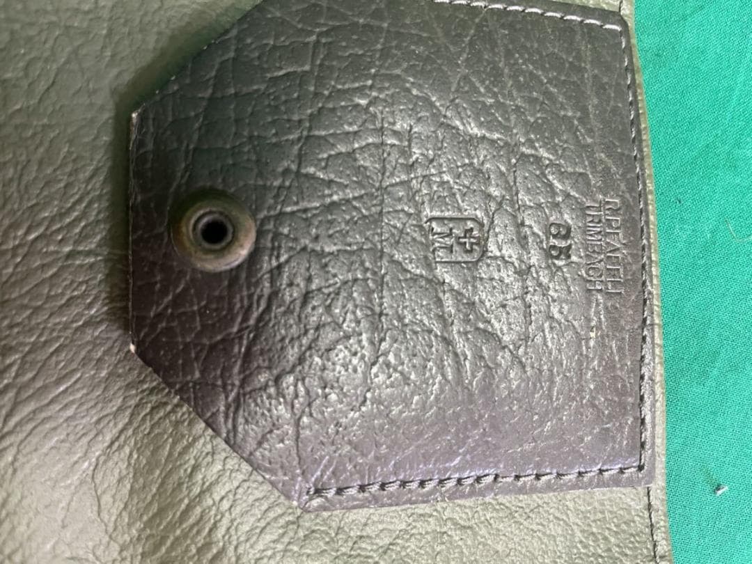 ＷＷ２ドイツ軍代用　スイス軍の将校　衣装カバン&書類入れ　実物