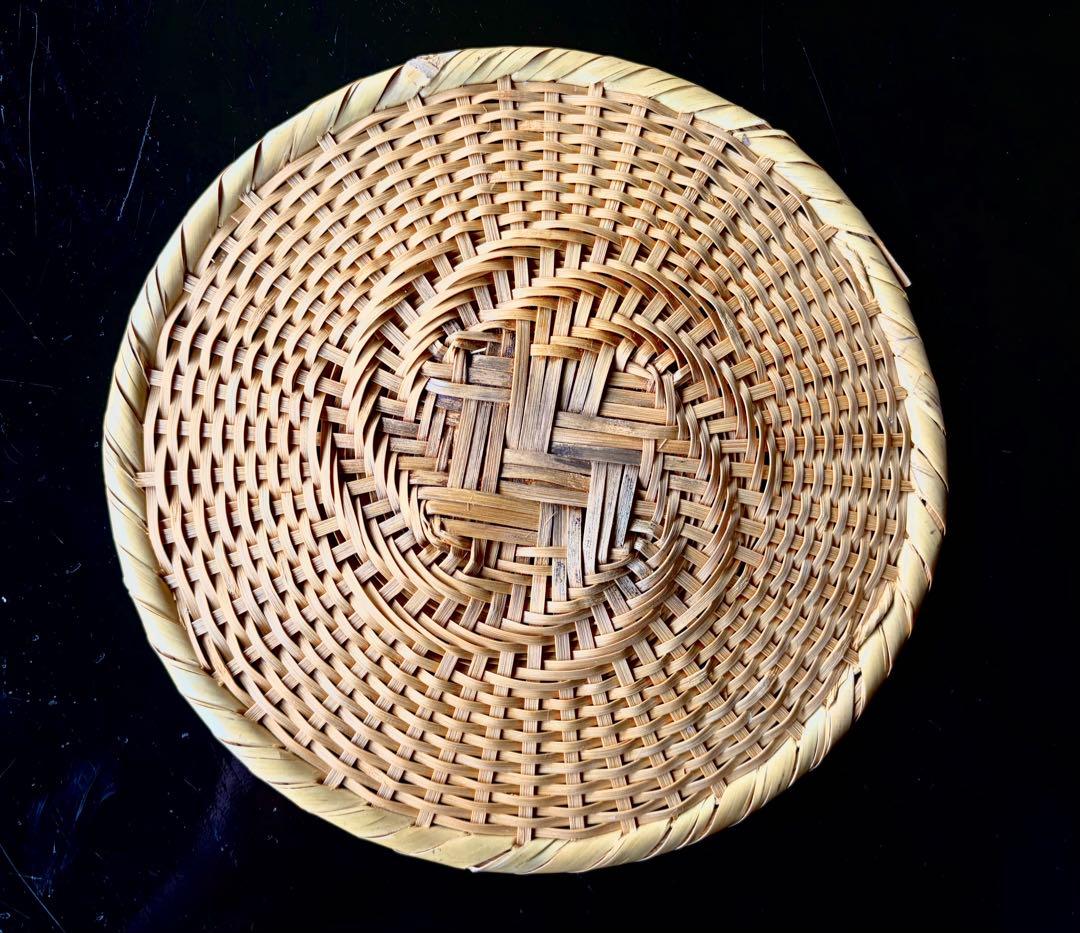 蕎麦ざる 戸隠風 竹ざる 直径約24cm 6枚セット