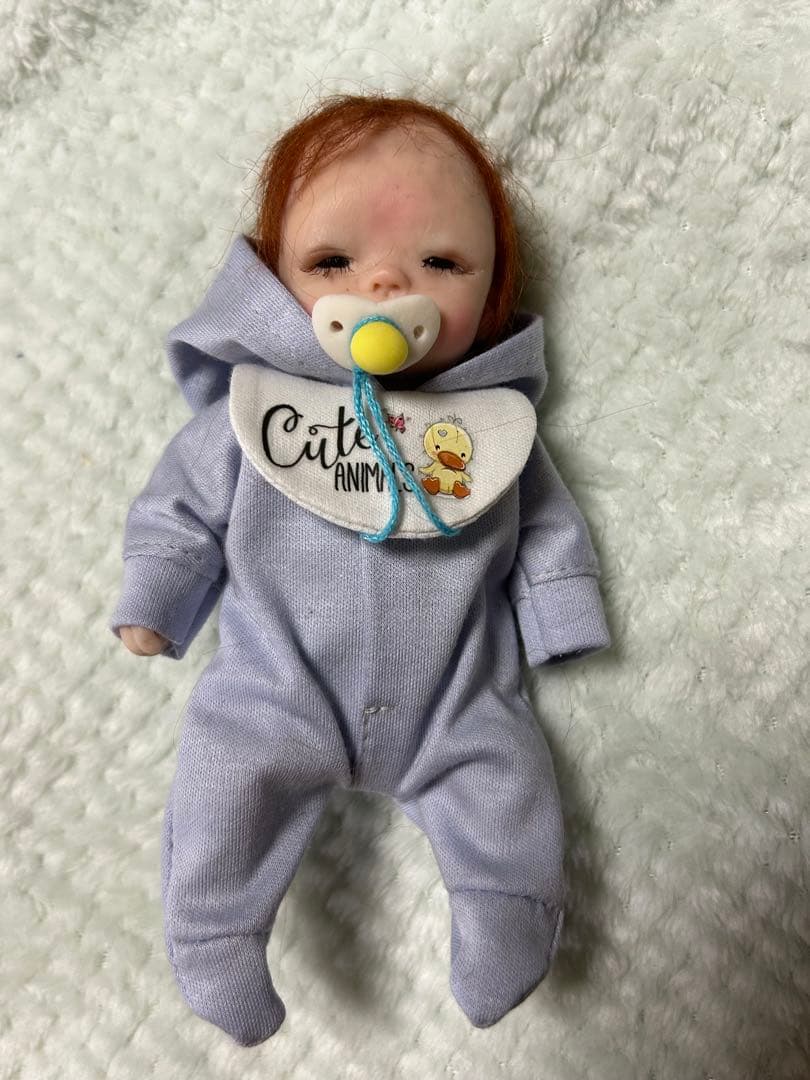 樹脂粘土ベビー　オムツっ子　ねむねsuzuran ドール