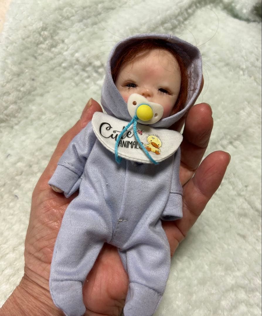 樹脂粘土ベビー　オムツっ子　ねむねsuzuran ドール