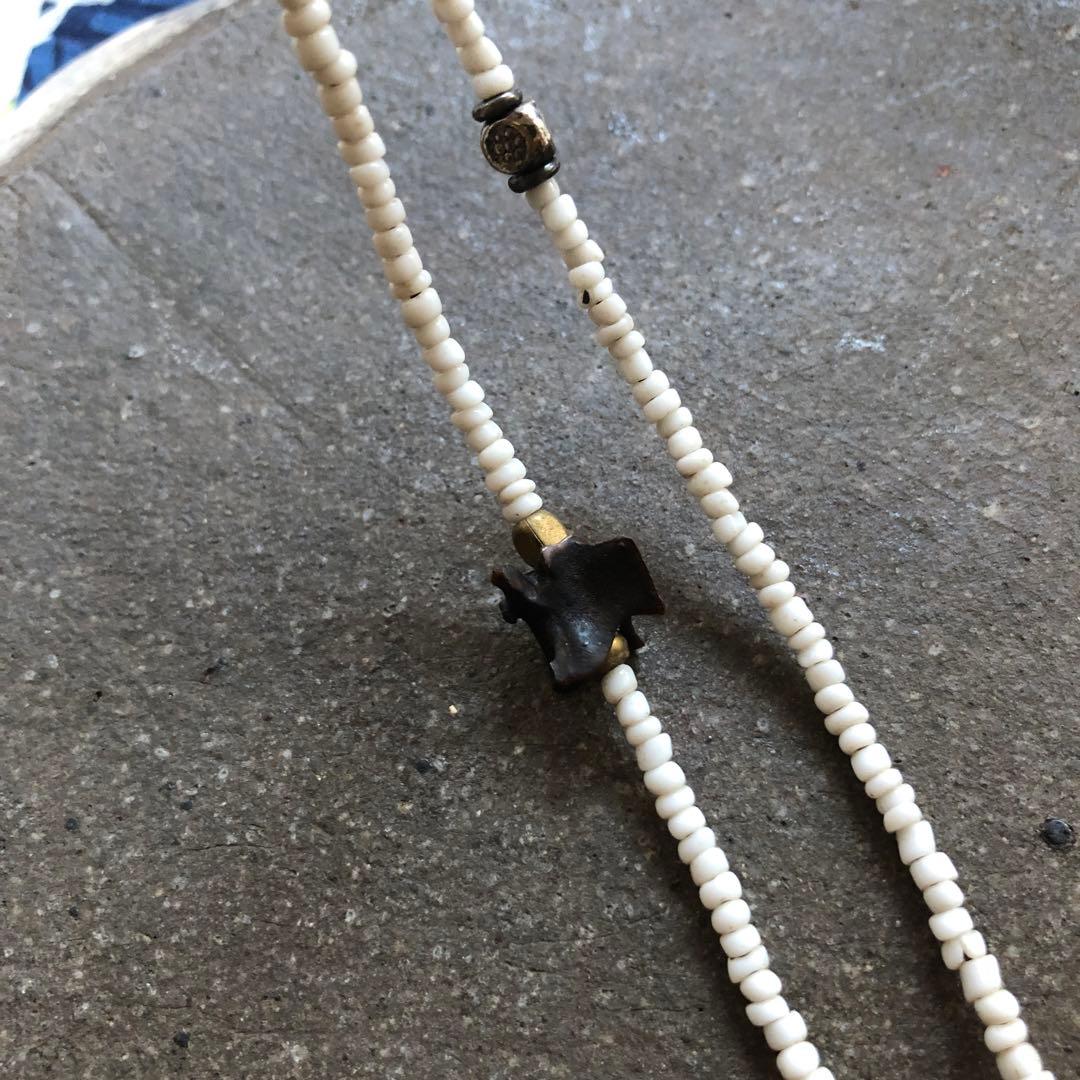 juju チベタンターコイズ+牙ネックレス