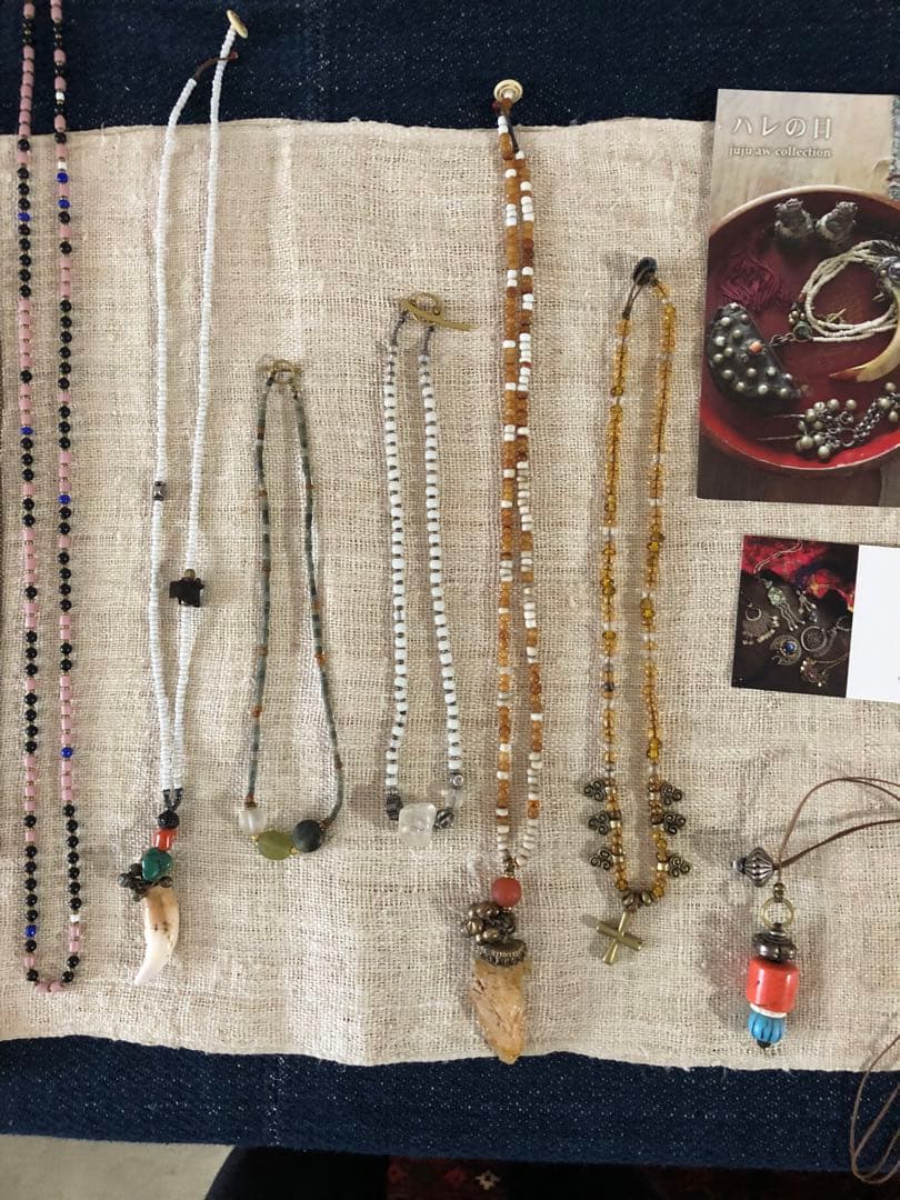 juju チベタンターコイズ+牙ネックレス